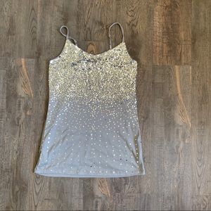Sequin Vanity Camisole Tank